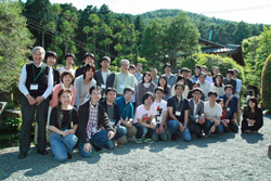 Members in front of Ohara-sansou