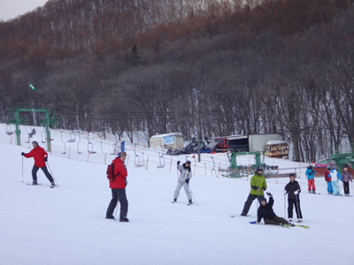 Cannot stand on the ski board...